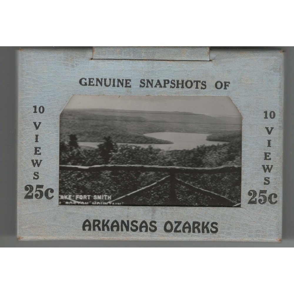 Vintage Arkansas Ozarks Genuine Snapshots Souvenir 10 Views Lake Fort Smith VG - Picture 1 of 2